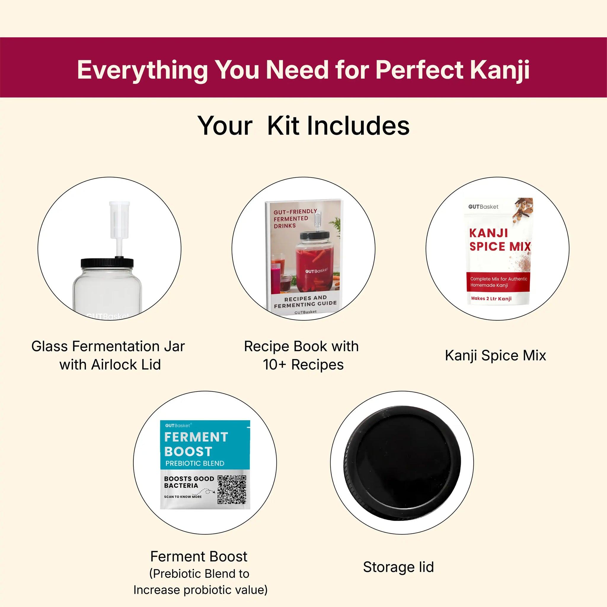 Gutbasket Kanji Making Kit — components