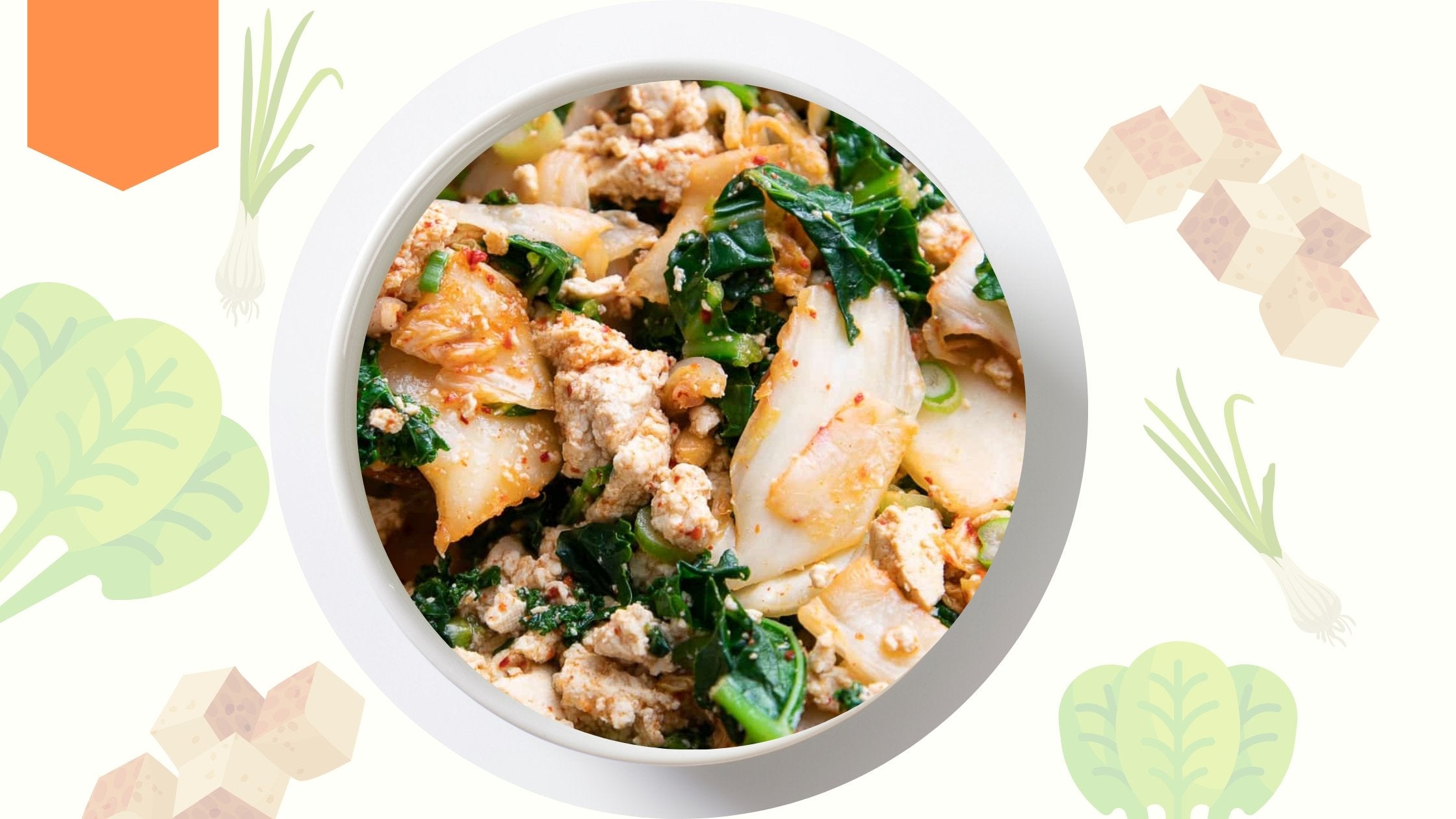 Kimchi Tofu scramble - Gutbasket