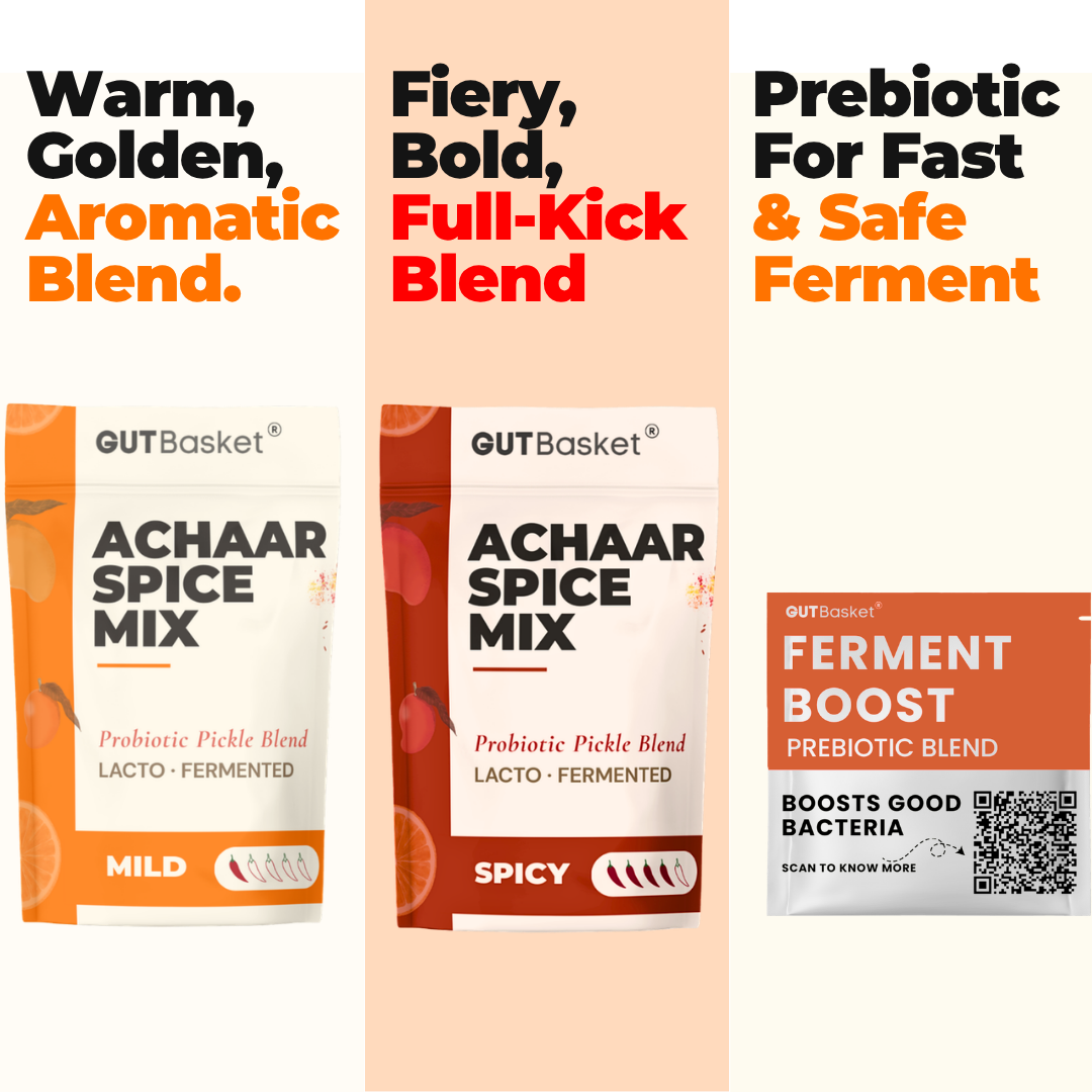 Gutbasket Probiotic Achaar Supplies — spice mix detail