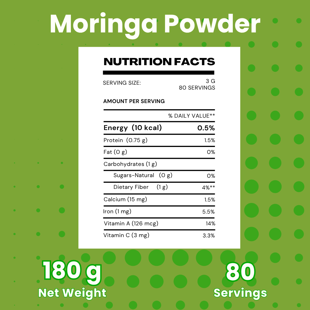 Gutbasket Moringa Powder 180 g