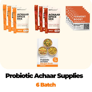 Gutbasket Probiotic Achaar Supplies — spice mixes, Ferment Boost and recipe book