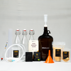 Gutbasket premium 4 litre beer making kit with bottles and tools
