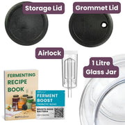 What's included with the Gutbasket 1 litre fermentation jar