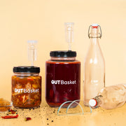 Gutbasket All-in-One Fermentation Kit — jars, bottles, spice mixes and recipe books