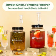 Range of ferments made with the Gutbasket All-in-One Kit