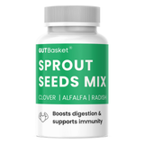 Sprouts Seeds Mix - Clover, Alfalfa and Radish Seeds for Sprouting