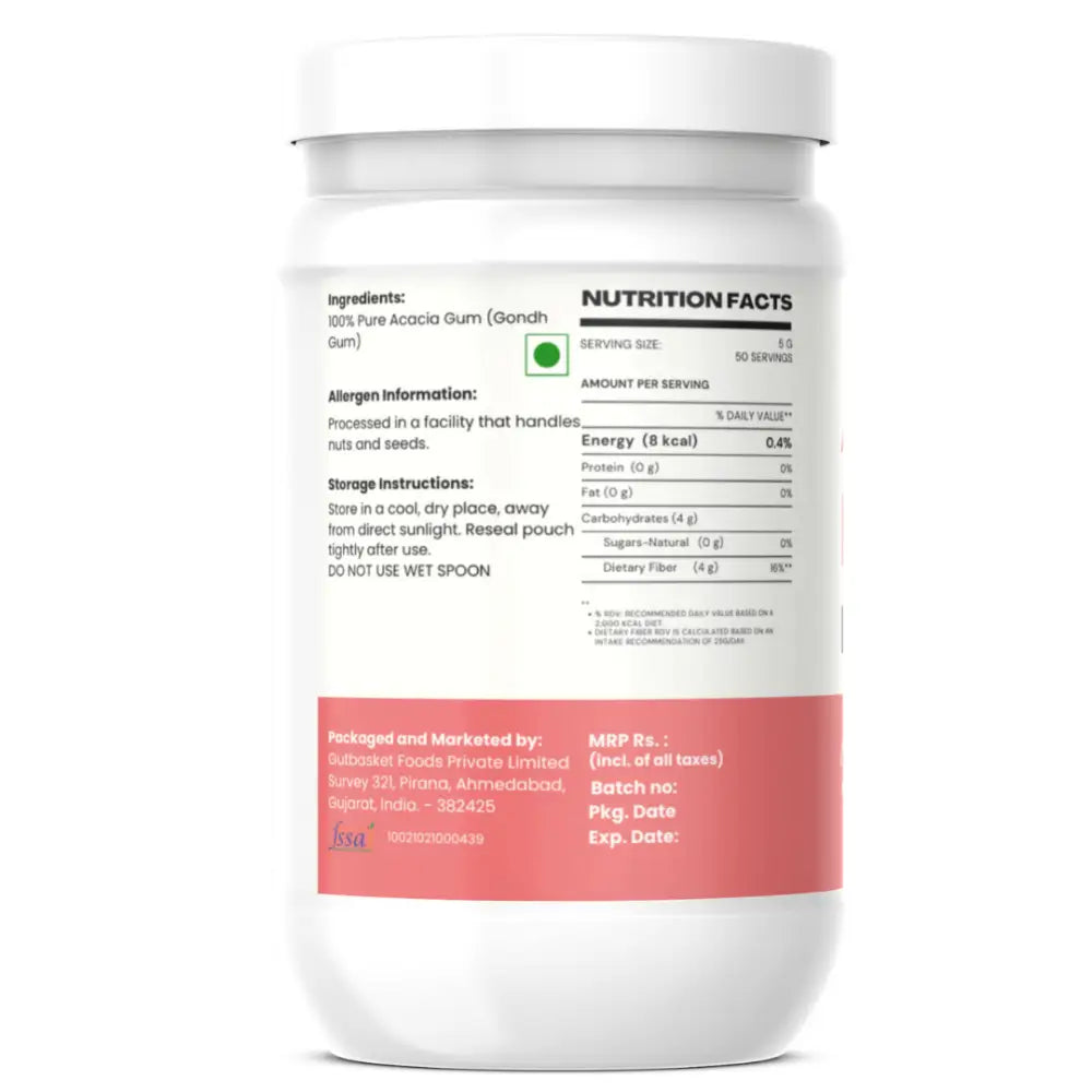 Gutbasket acacia prebiotic fibre powder — additional view 2