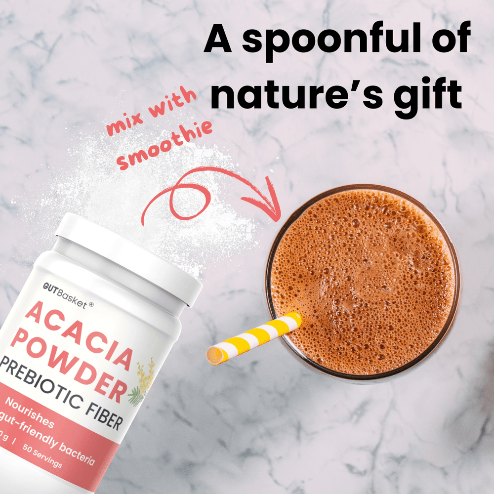 
                  
                    Acacia Powder – Natural Prebiotic Fiber for Digestive Wellness - Gutbasket
                  
                