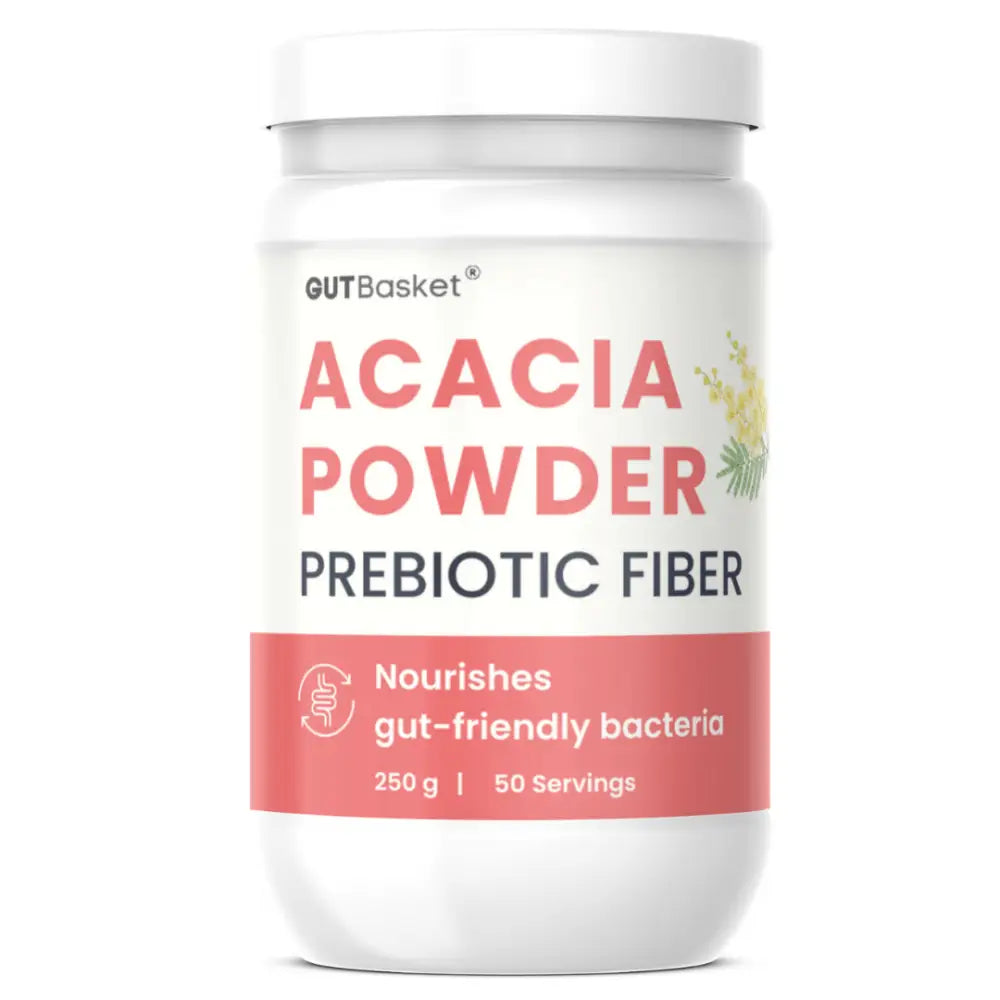Gutbasket acacia prebiotic fibre powder for gentle daily fibre