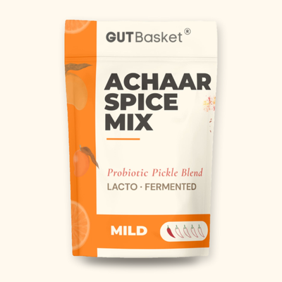 Gutbasket Achaar Spice Mix, Mild — North Indian lacto-fermentation blend