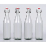 Airtight glass bottles 1 L