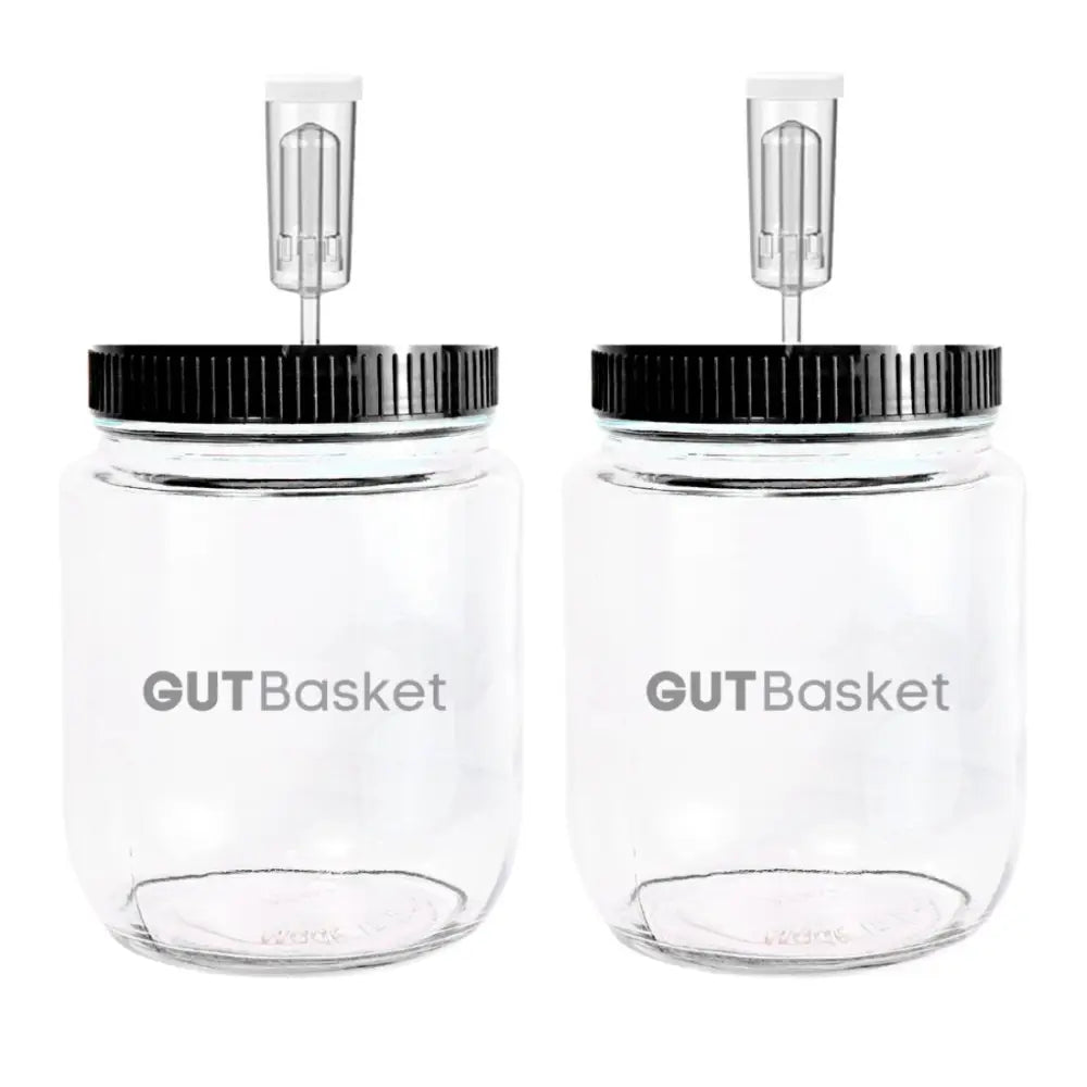 
                  
                    Fermentation Jar with Airlock - Wide Mouth (1 Litre) - Gutbasket
                  
                