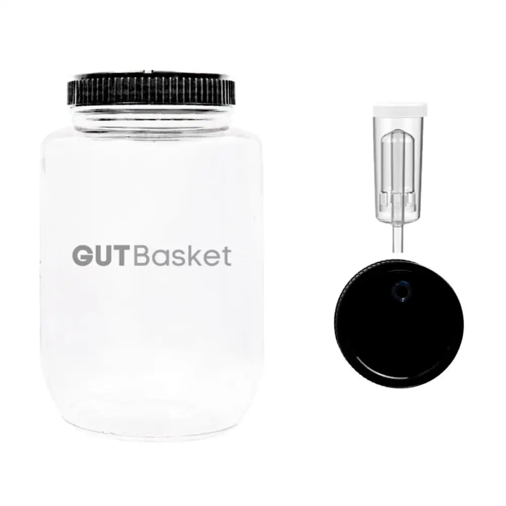 
                  
                    Fermentation Jar with Airlock - Wide Mouth (2 Litre) - Gutbasket
                  
                