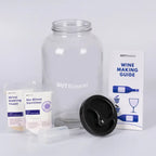 Gutbasket fruit wine making kit with glass carboy, airlock and yeast