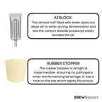Gutbasket 4 litre wine making carboy kit — additional view 3