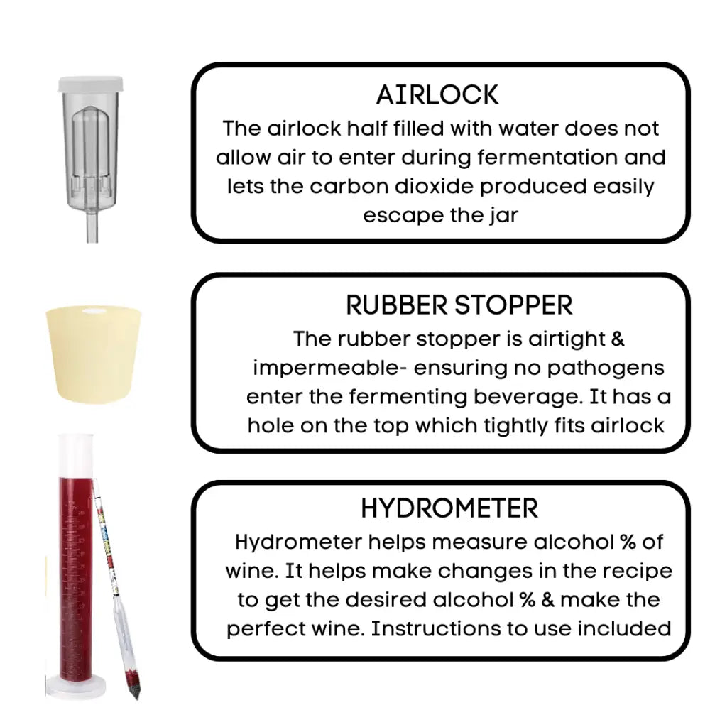 Gutbasket 4 litre compact wine making kit — additional view 4