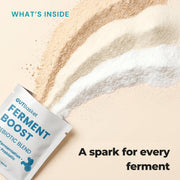 Ferment boost ingredients included in GutBasket kanji starter pack with 3 kanji spice and 3 ferment boost pouches