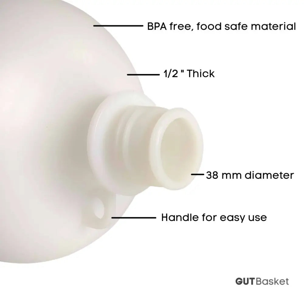 Gutbasket 8 litre HDPE plastic carboy — additional view 2