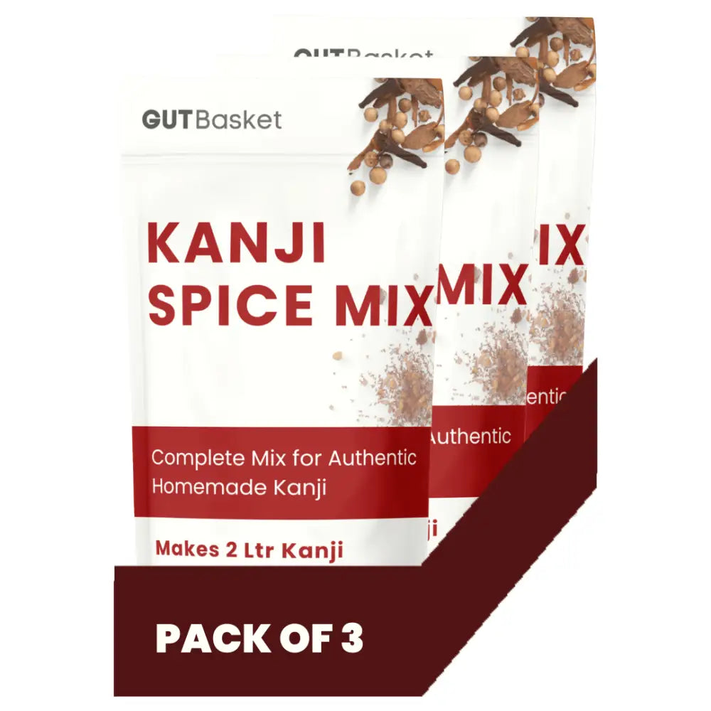 Kanji Spice Mix – Traditional Blend for Probiotic Drinks (Pack of 3) - Gutbasket