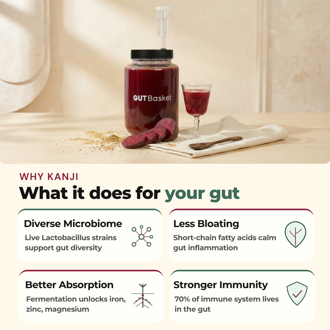 Gutbasket Kanji Making Kit — step-by-step kanji fermentation instructions