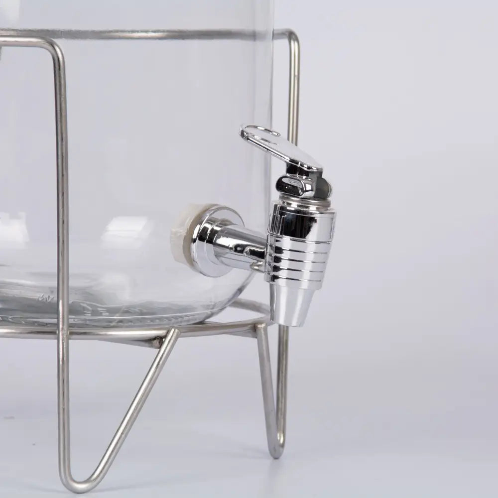 Gutbasket 5.6 litre glass kombucha jar with tap and steel stand — additional view 2