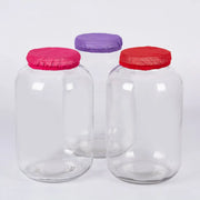 Gutbasket breathable cotton kombucha jar covers — additional view 3