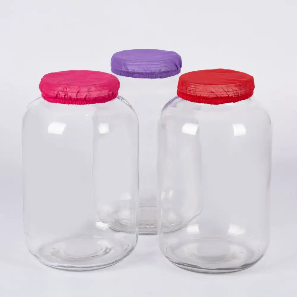 Gutbasket breathable cotton kombucha jar covers — additional view 3