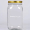 Gutbasket mason glass jar with self-venting lid for kefir and fermenting