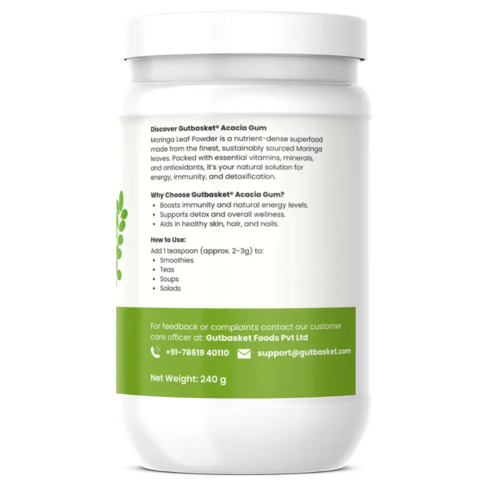 
                  
                    Organic Moringa Powder – Superfood for Energy and Immunity - Gutbasket
                  
                
