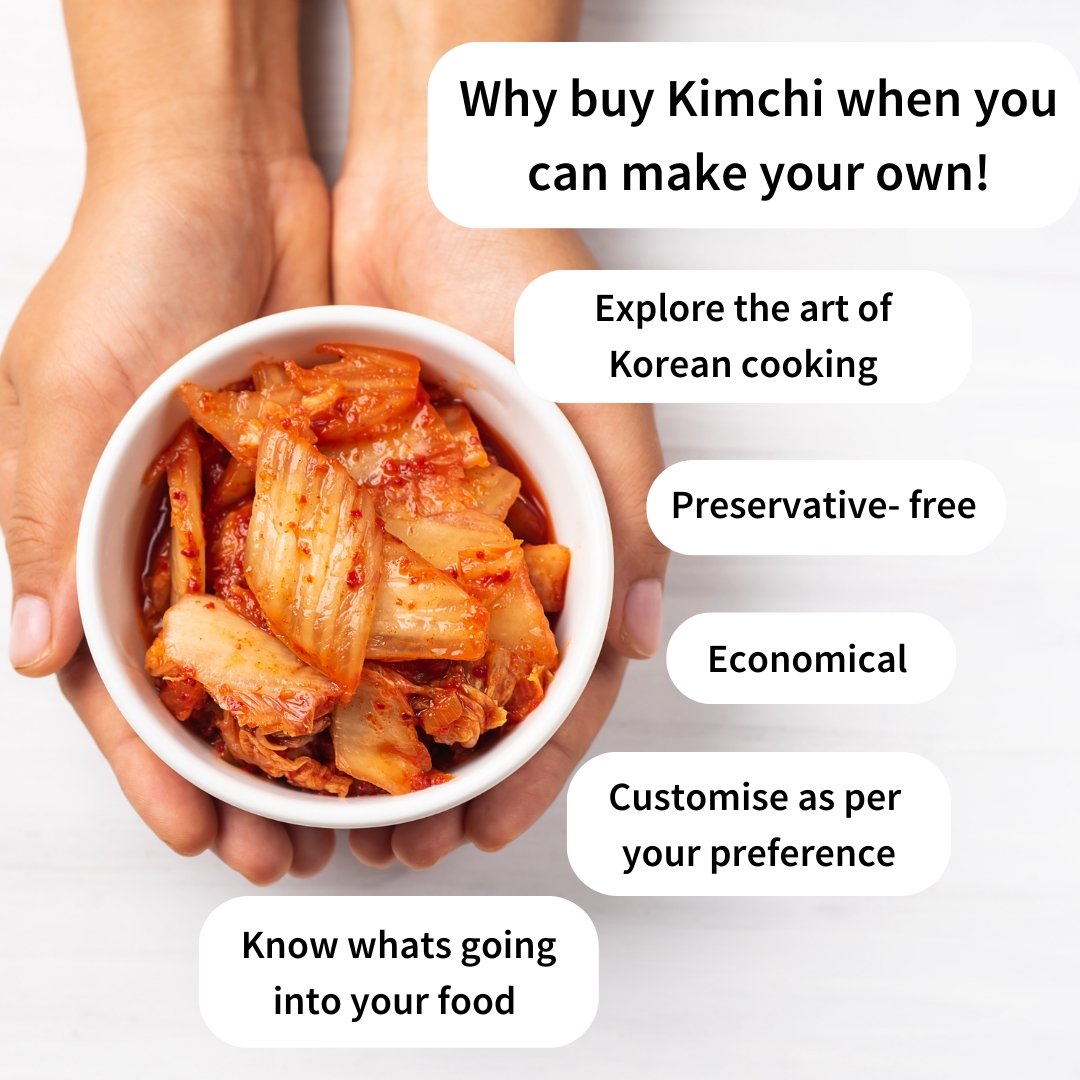 DIY Kimchi Kit- All ingredients and recipe to make Korean Kimchi - Gutbasket