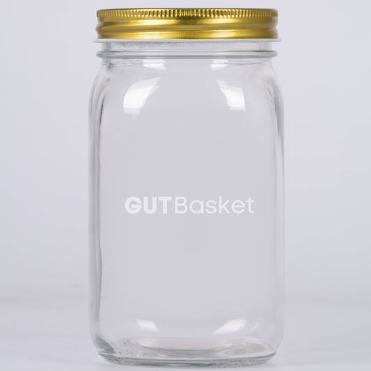 Mason Glass Jar- Kefir - Gutbasket